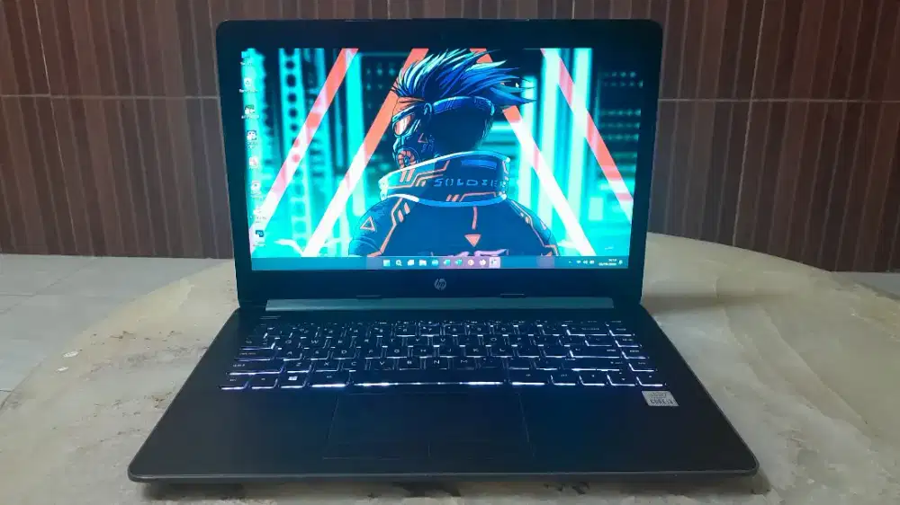 Laptop Hp 240 G7 core i3 Ram 8GB DDR4 ssd m2 128GB Backlight GEN 10