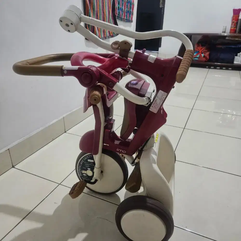 Sepeda lipat bayi roda 3 sepeda roda tiga tricycle