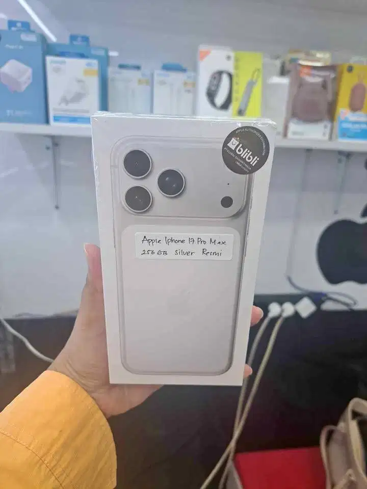 IPhone 17 Pro Max 256GB Silver New Segel Garansi Resmi