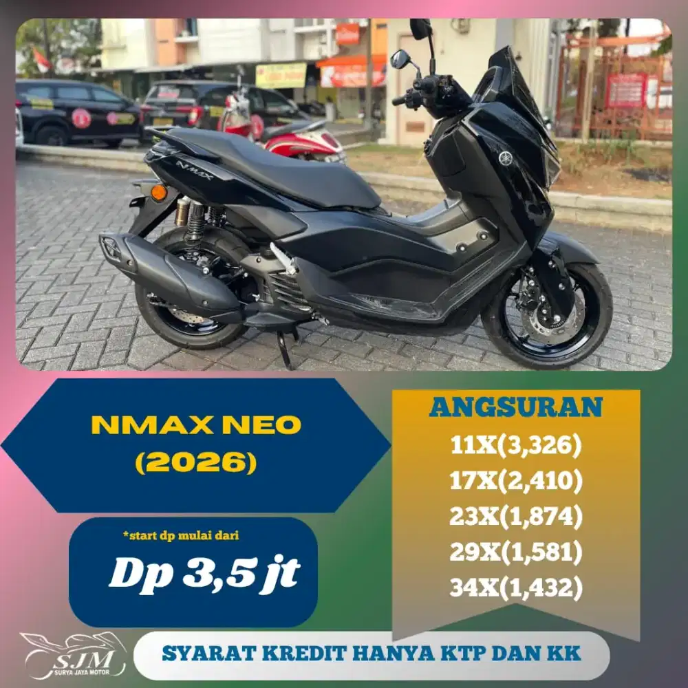 YAMAHA NMAX NEO 2026 KM 2K ASLI