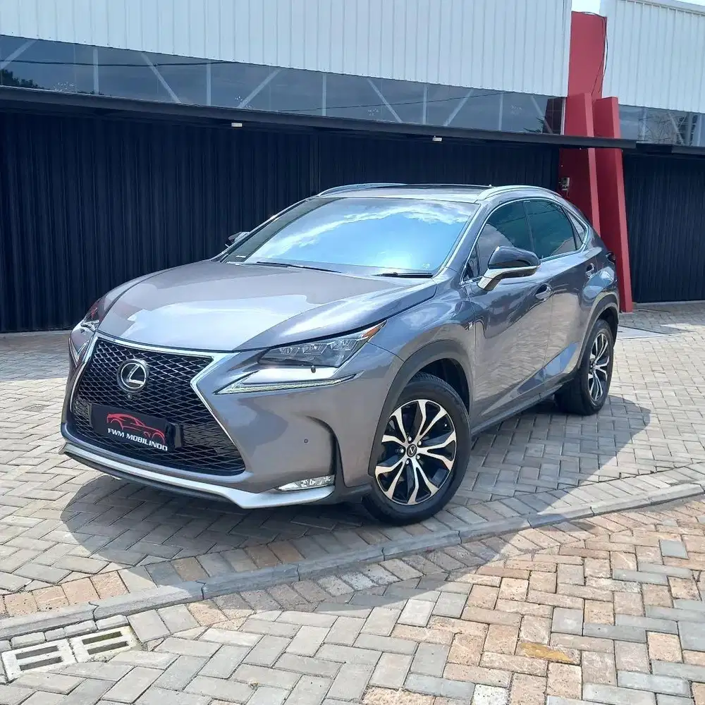 Lexus NX200T turbo AT 2015 abu abu, terawat, mulus