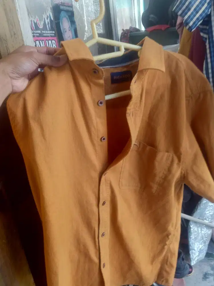 Kameja casual lengan pendek panjang