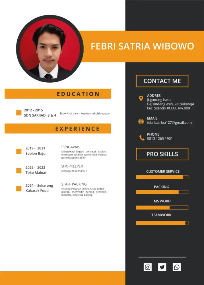 cari kerjaan/jasa antar jemput