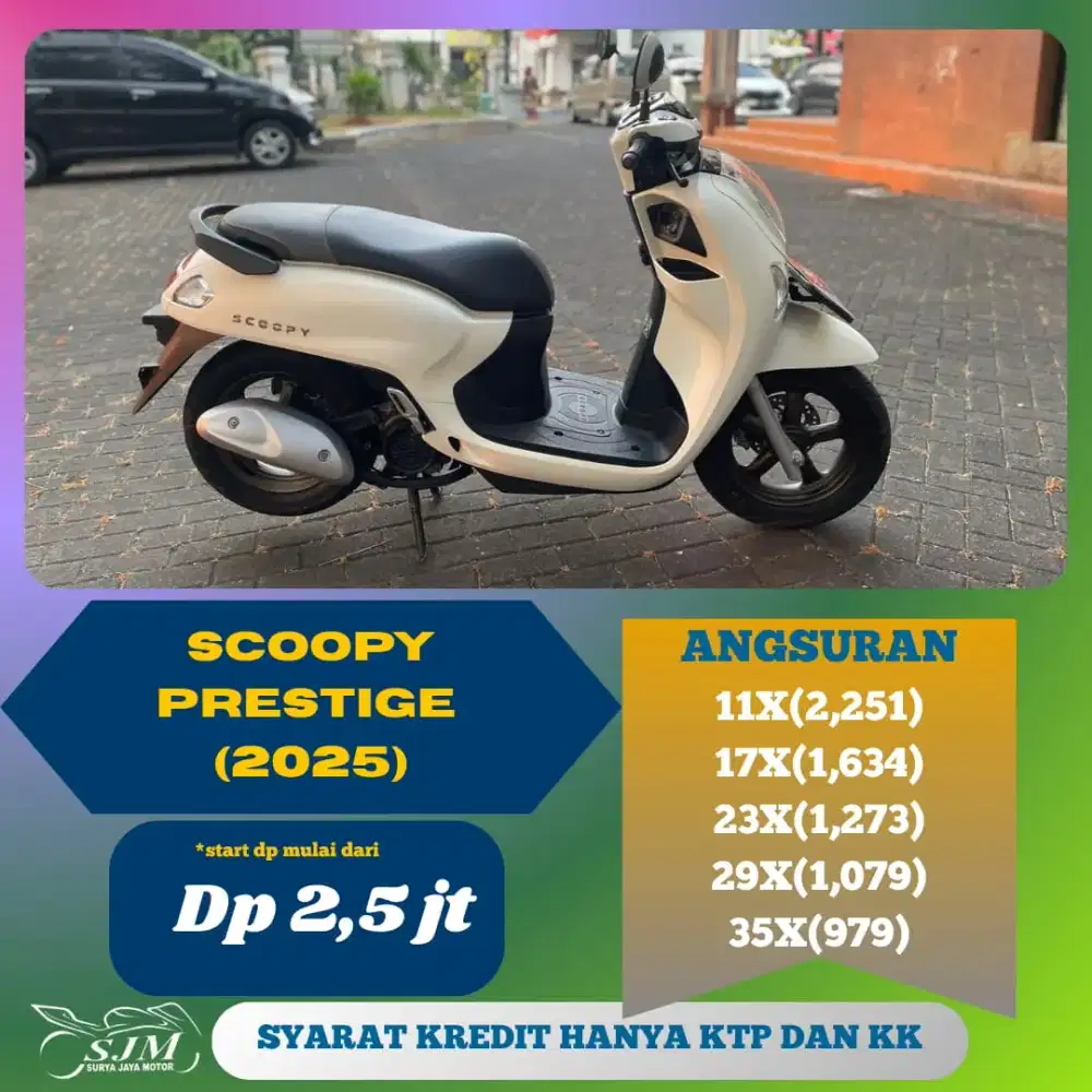 HONDA SCOOPY PRESTIGE 2025 MESIN HALUS