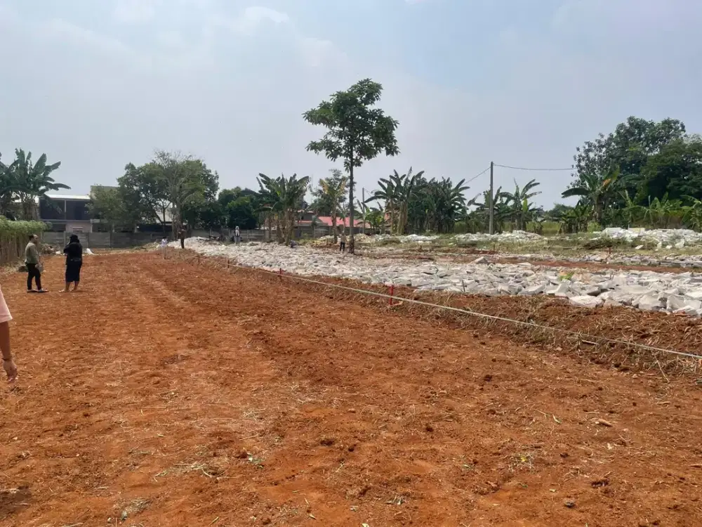 Kavling SHM 100Jtan Citayam Dalam Perumahan - Fasum Jalan Row 11 Meter - 15 Menit Stasiun