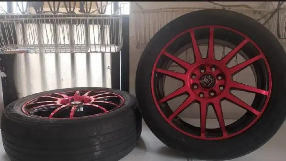 Velg mobil R16 double Pcd 4x100 dan 4x114 Bonus ban