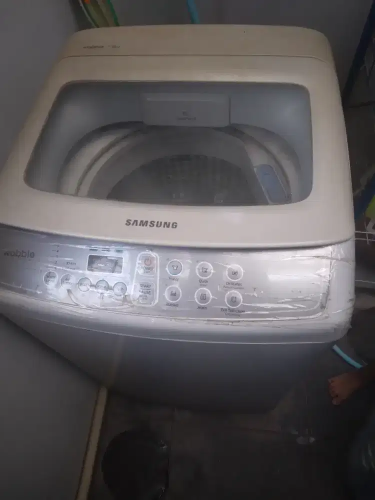 Dijual mesin cuci samsung top load wooble
