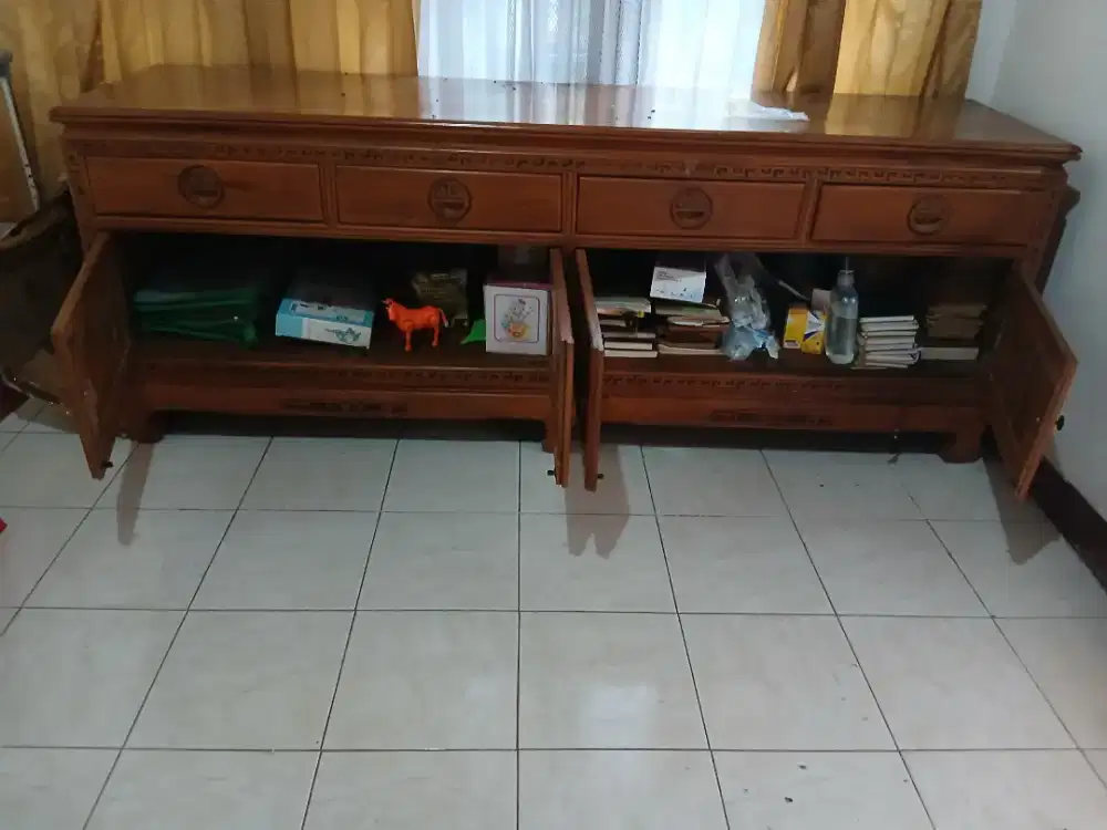 Jual Cepat Buffet 4 Pintu, 4 Laci