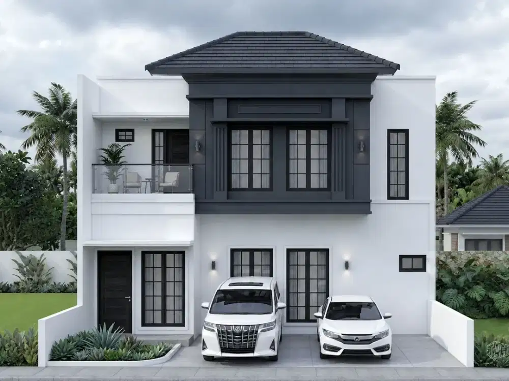 Dijual Rumah Baru  Dibangun dari Kavling Anggrek Loka BSD