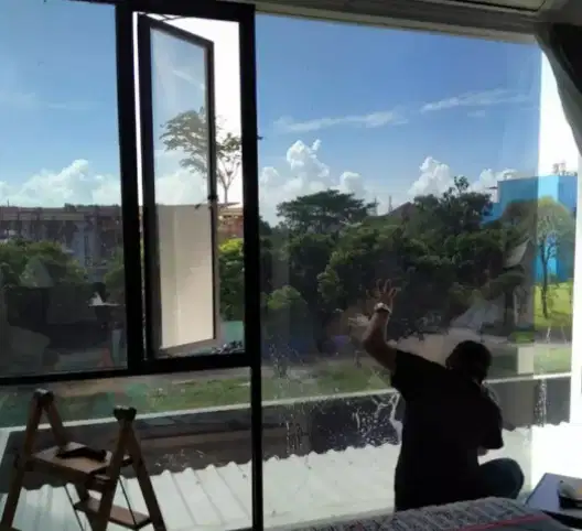 Pemasangan kaca film gedung, kantor, hotel, ruko, rumah dll