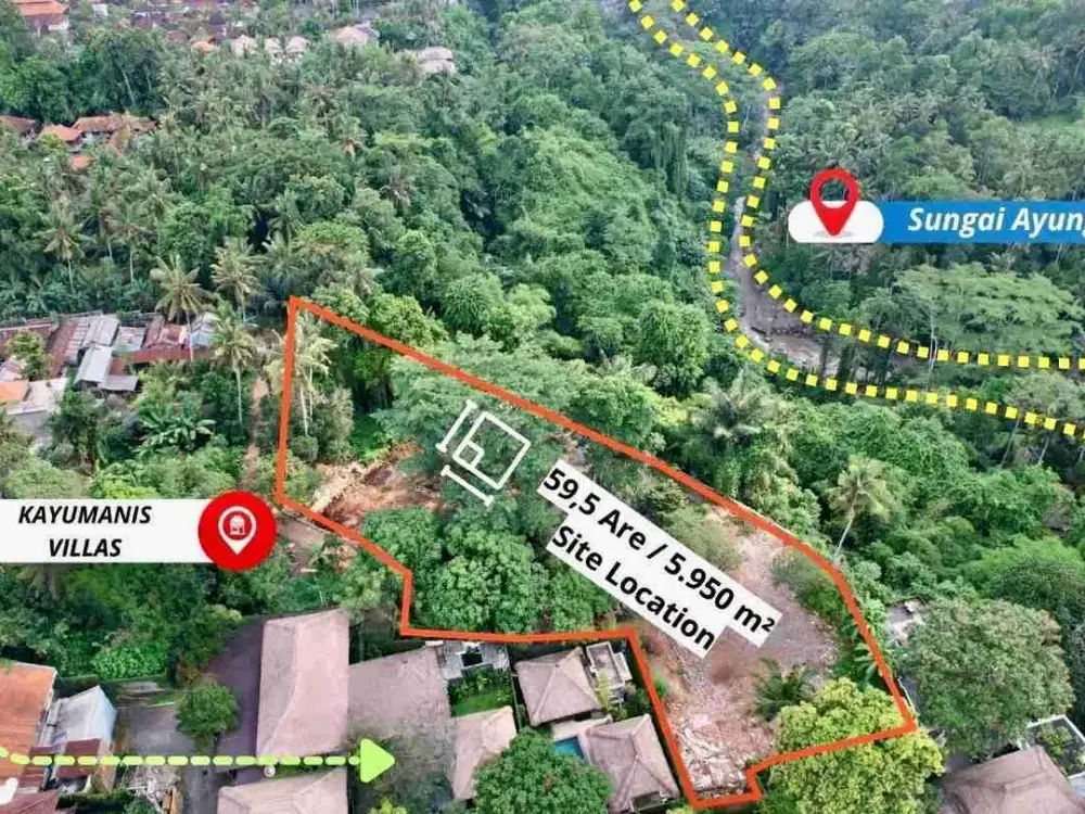 Tanah los sungai sayan ubud