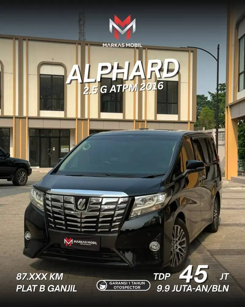Toyota Alphard G 2.5 ATPM 2016