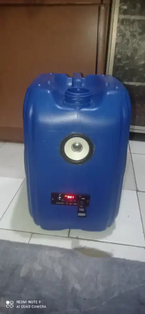 Speaker Aktif unik Rakitan Mp3 Bluetooth Mic Karoke Usb Memori Card