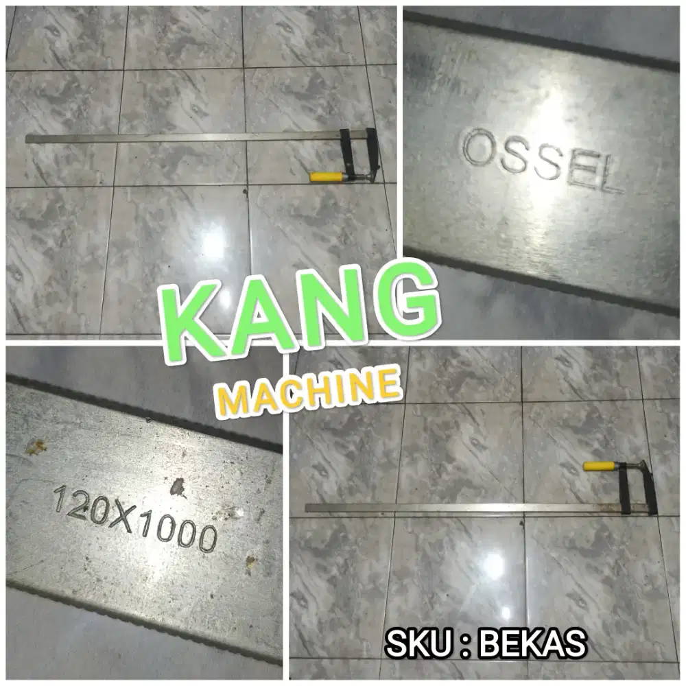 OSSEL clamp F / Klem F 120 X 1000 alat penjepit balok kayu serbaguna