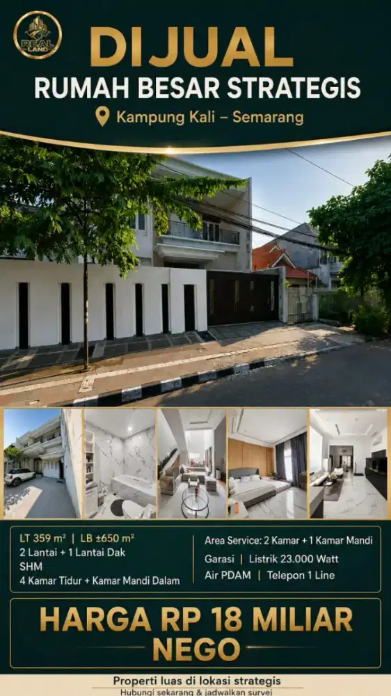 Rumah mewah di tengah kota Semarang siap huni