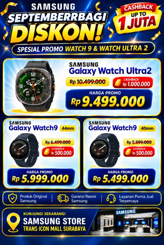 NEW SAMSUNG GALAXY WATCH ULTRA 2 | WATCH 9 SERIES CSHBACK 1JT