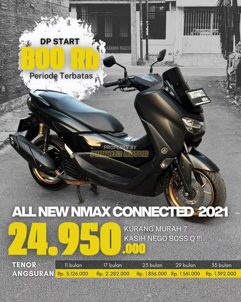 CREDIT DP MULAI 800 RIBUAN YAMAHA ALL NEW N-MAX CONNECTED 2021