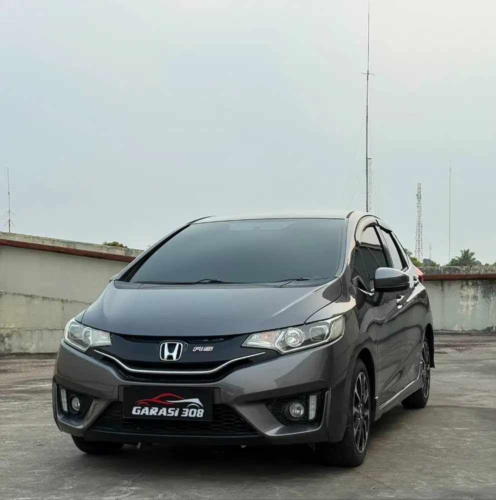 Honda Jazz RS AT 2016 Abu Abu GK5 1.5 E Autamatic kilometer 80 rb