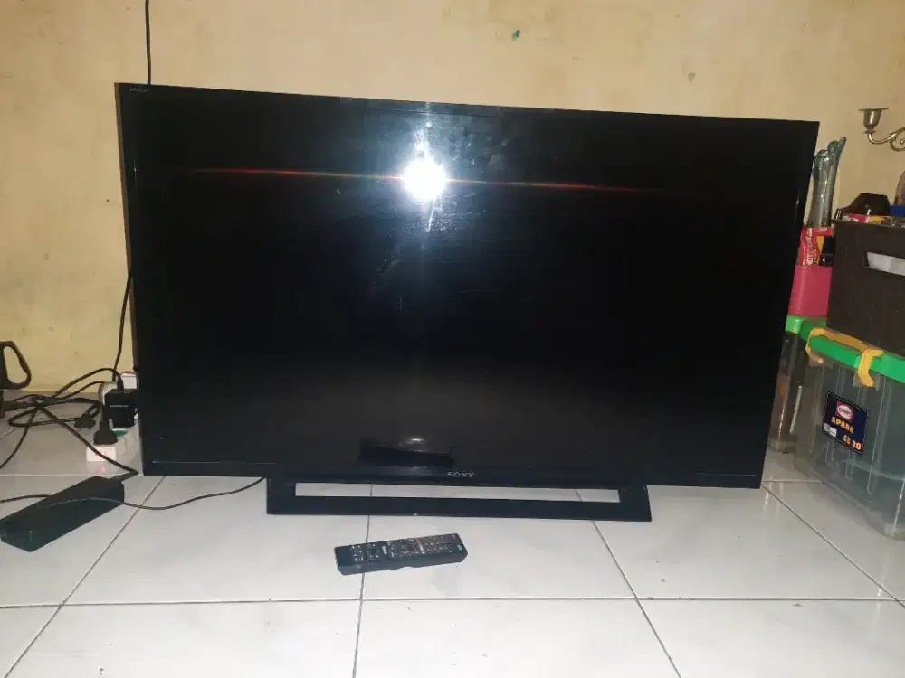 Tv led sony kdl-40r350c minusan apa adanya