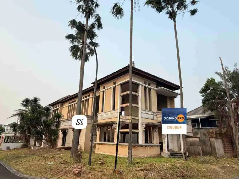 Dijual Rumah Hook Mewah Depan Taman di Kota Wisata