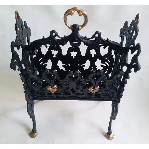 Original Vintage tempat majalah dan koran model kerajaan motif Mahkota
