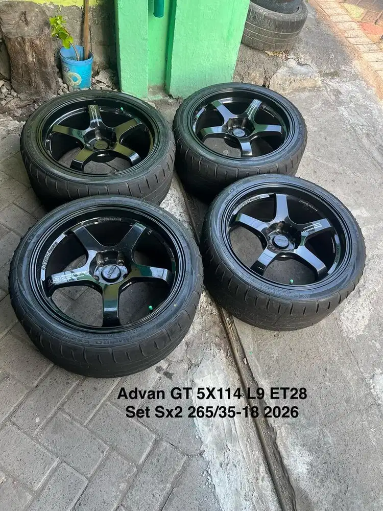 Velg Ring 18 advan GT 5x14 L9 ET28 Set Sx2 265/35-18 2026 JDM MEATYFIT