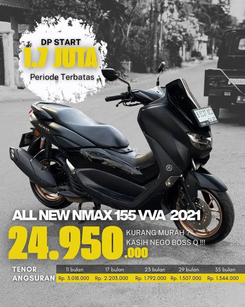 CREDIT DP 1,7 JUTAA YAMAHA ALL NEW N-MAX 155 VVA 2021