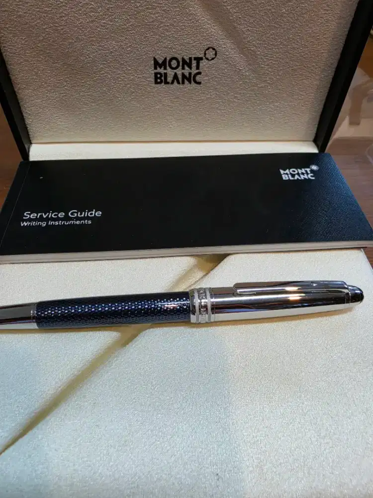 Pen MONTBLANC Meisterstuck Solitaire Doue Blue Hour Classique RB