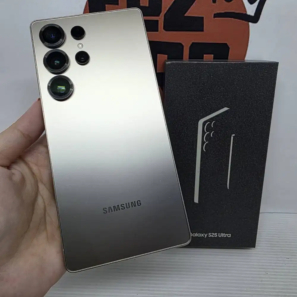 Samsung S25 Ultra Titanium Grey 12/256GB FULLSET Mulus No Minus Ex Sei