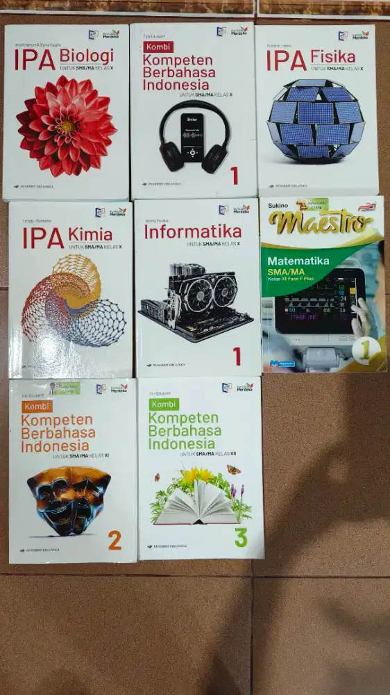 Buku paket SMA kurikulum Merdeka