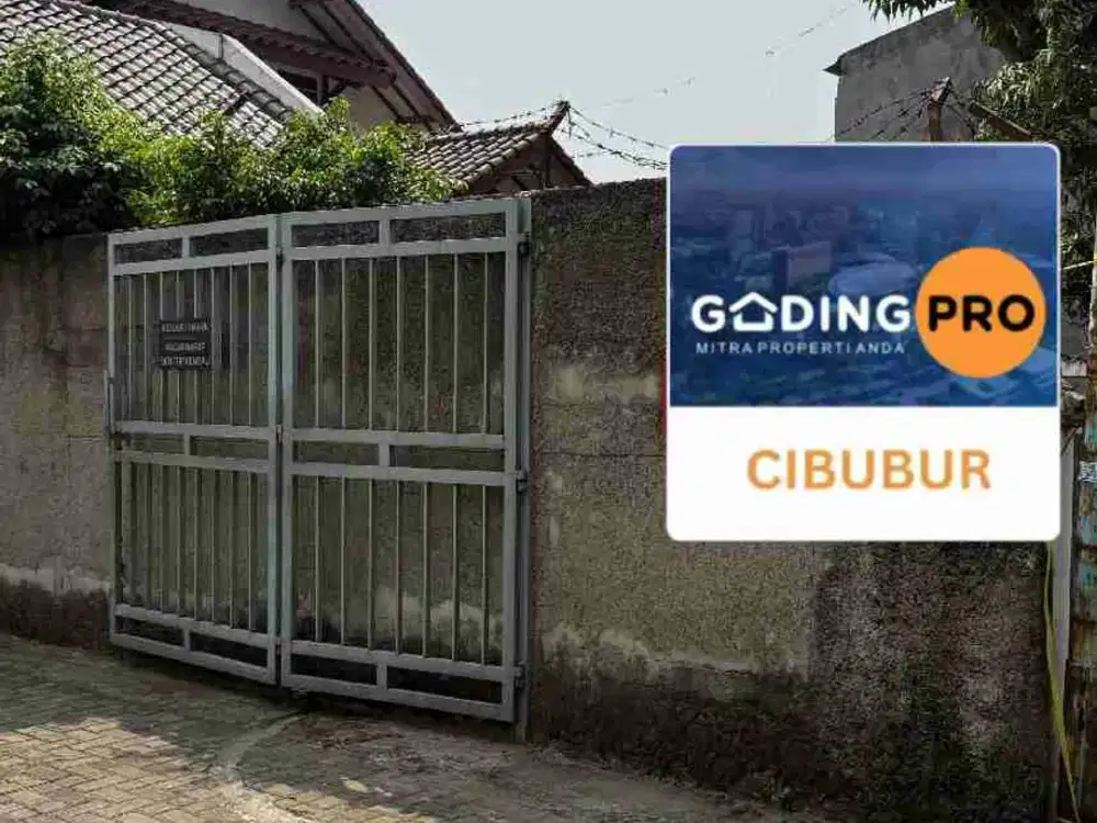 dijual tanah bambu apus Jakarta timur strategis siap bangun dalam cluster