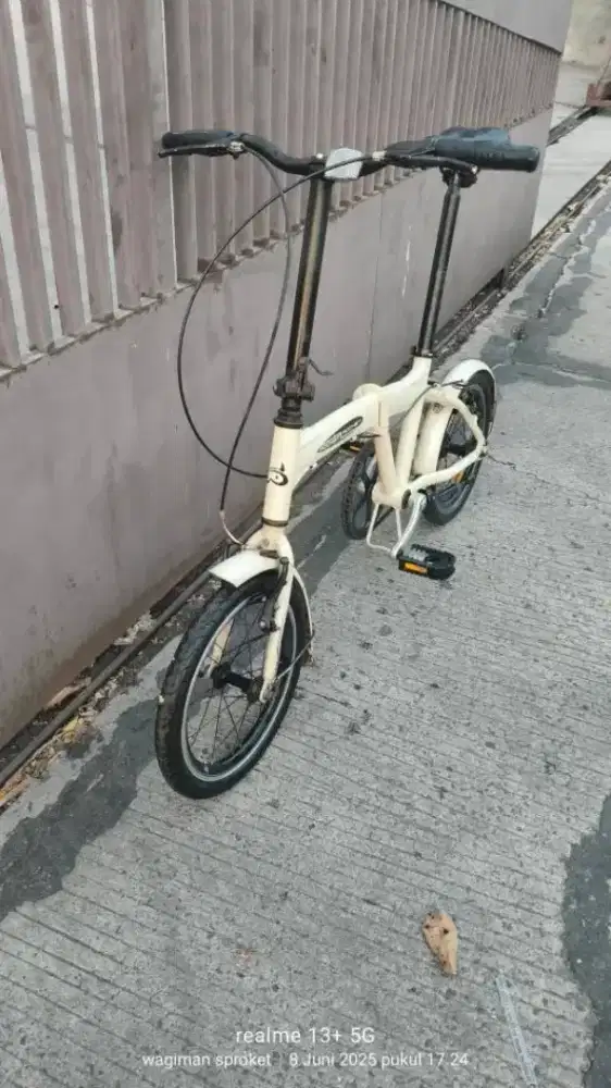 Di Jual sepeda lipat porcart bahan Almunium