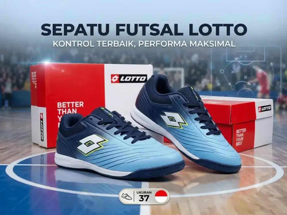 Sepatu Futsall meek LOTTO New