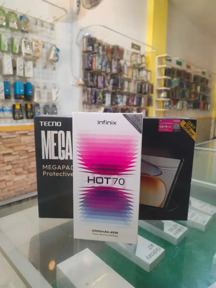 INFINIX HOT 70 8/128 Promo+bonus cash & credit garansi Resmi