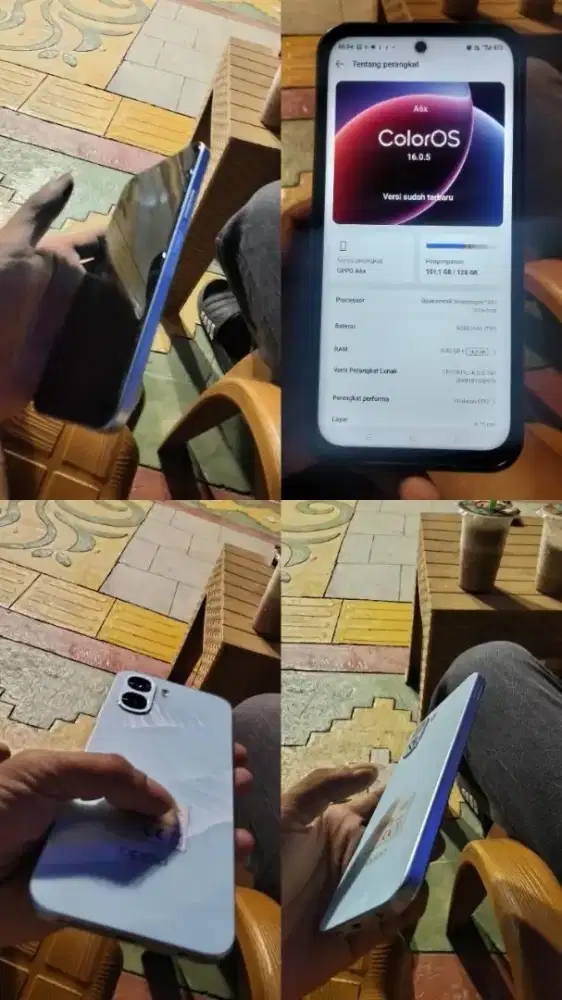 Oppo a6x ram 8+16/128