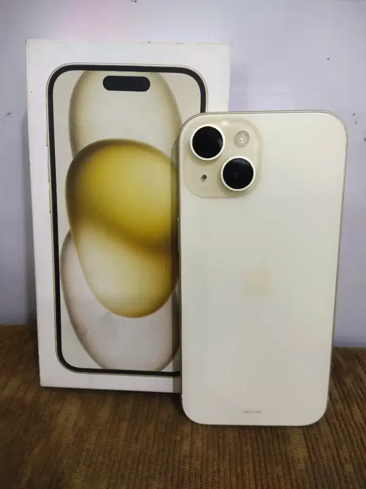 iPhone 15 128gb (yellow) MULUS resmi ibox MULUS fullset