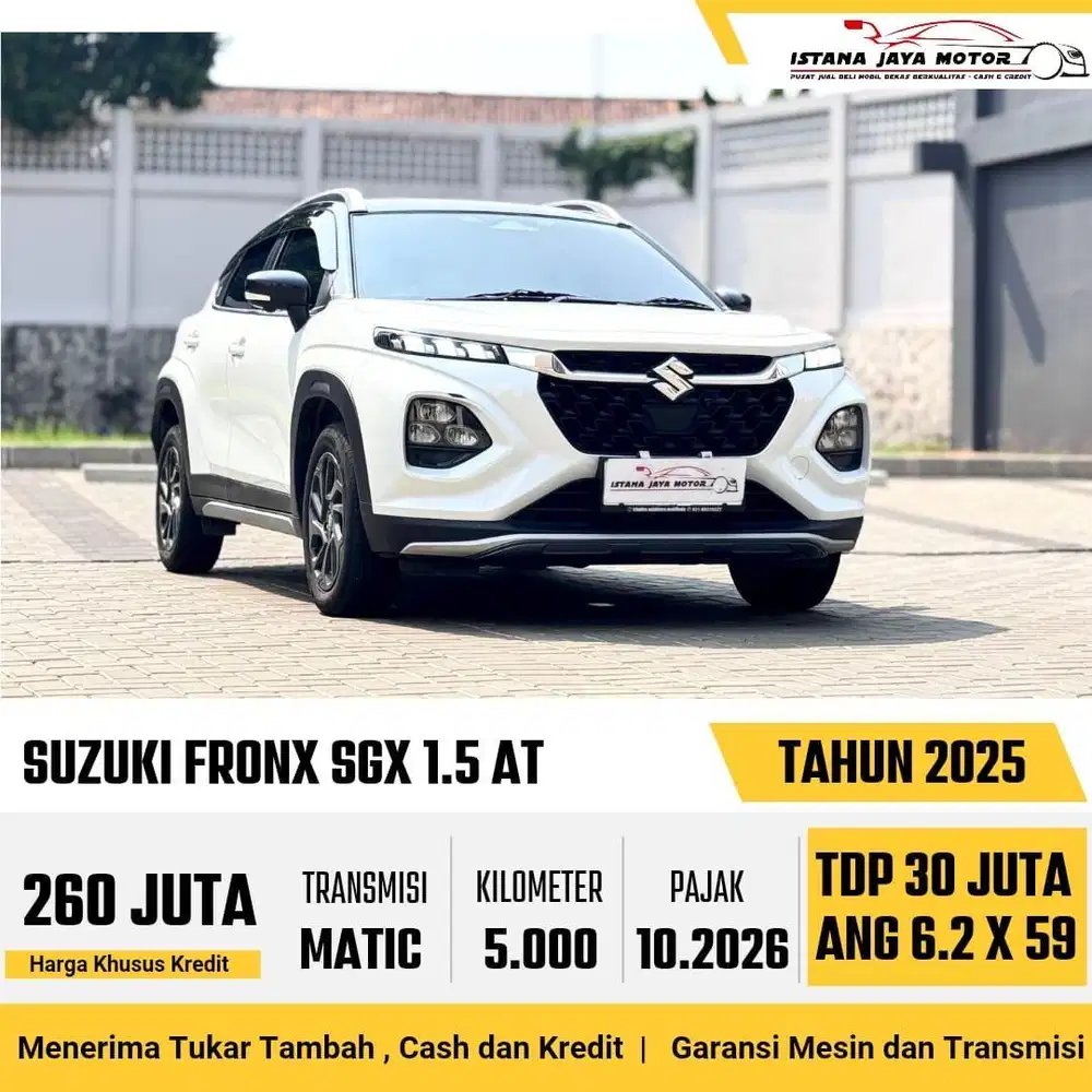 [KM 5RB] BRAND NEW !! Suzuki Fronx SGX Hybrid 2025 Two Tone