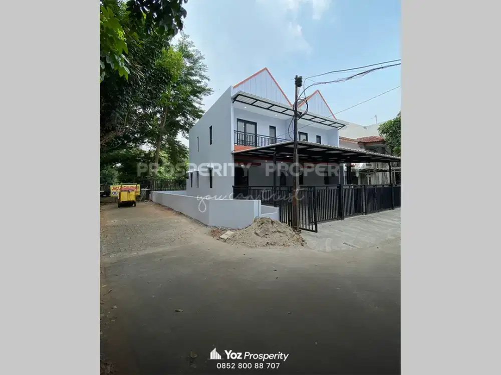 Rumah Modern Brand New 2 Lantai Posisi Hoek di Sektor 6B Gading Serpong Tangerang