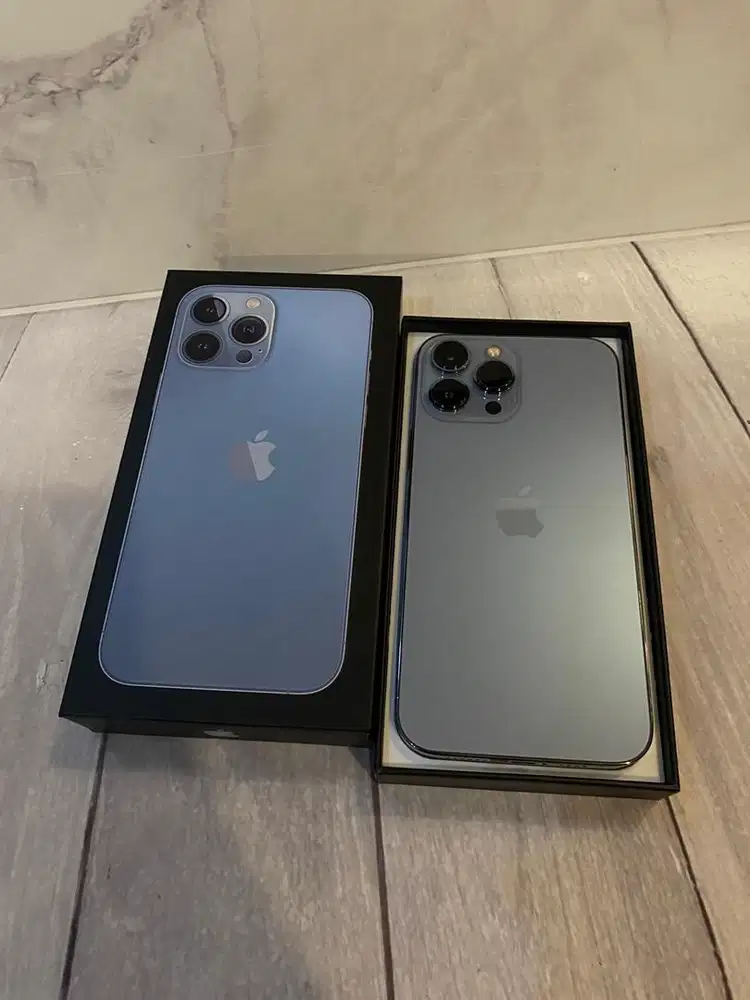 iPhone 13 Pro Max 512 Sierra Blue | Fullset Original Mulus Like New
