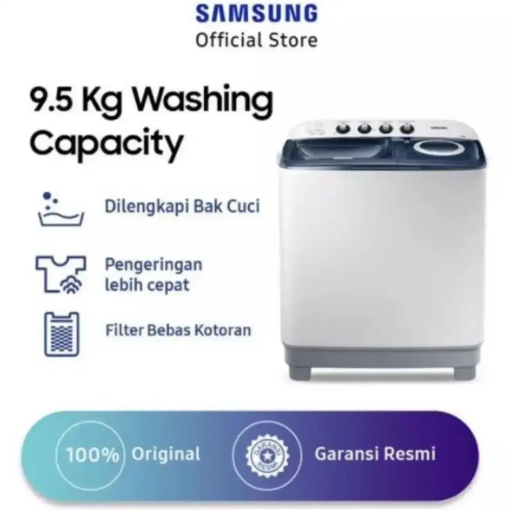 PROMO TERMURAH! SAMSUNG 2TABUNG WT95H3330MB