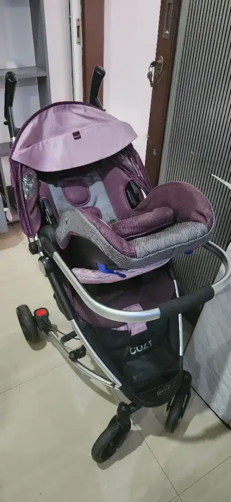 Paket Hemat Preloved Babyelle Cozy Travel System (Stroller & Car Seat)