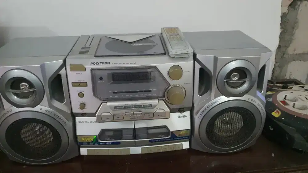 Mini compo dvd silver