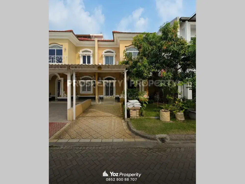 Rumah Sudah Renovasi Lebar 8 Full Bangunan di Cluster Monaco Village Paramount Gading Serpong