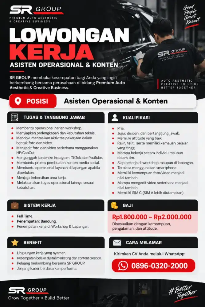 ASISTEN OPERASIONAL & KONTEN