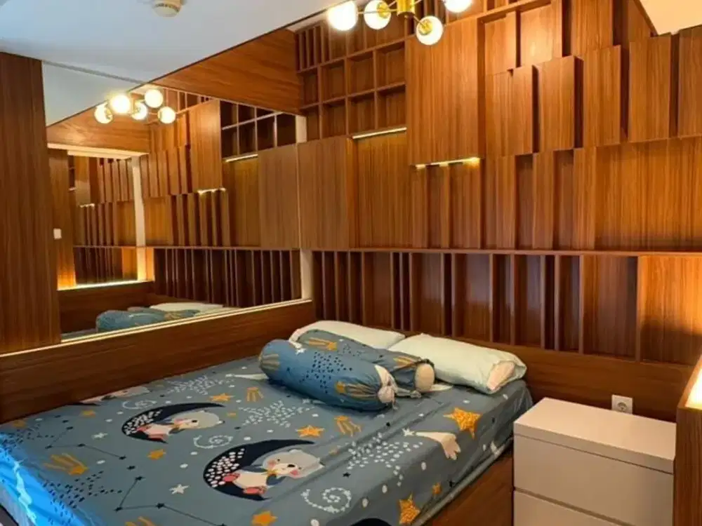 DIJUAL APARTEMEN AMOR PAKUWON CITY LANTAI 21 - FULL FURNISH - BARU GRESS - CORNER