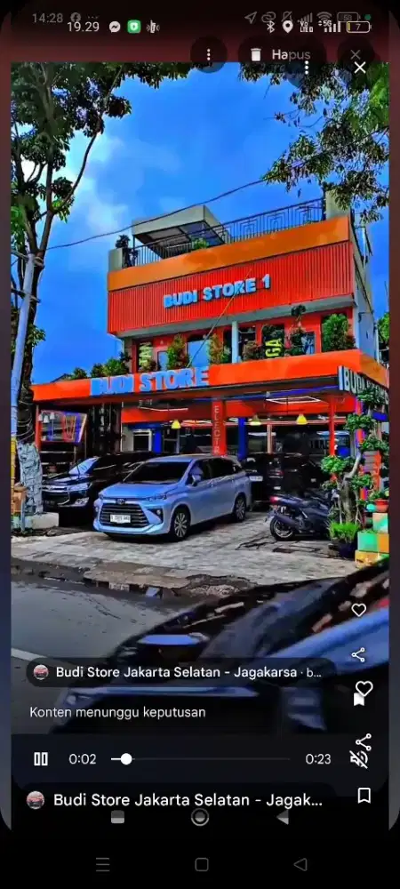 DI JUAL TOKO ELEKTRONIK SUDAH BERJALAN