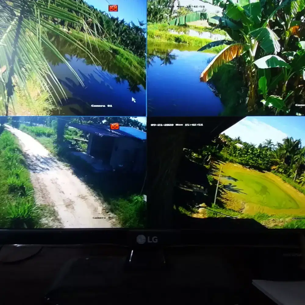 Paket cctv hilook 8 ch 4 kamera 2mp
