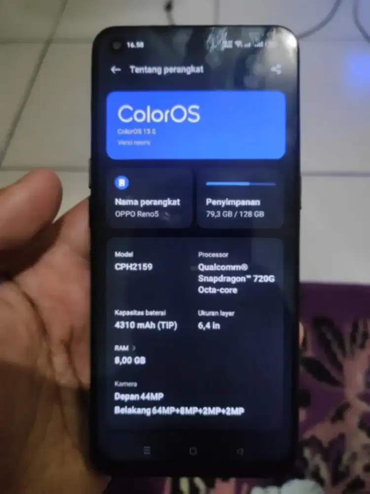 Jual hp Oppo Reno 5