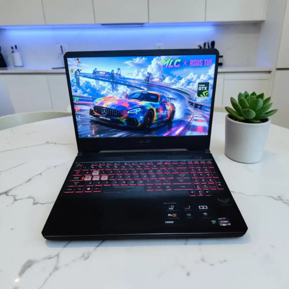 Laptop Gaming ASUS TUF FX505DD-317 A15 FULSET BOX ORIGINAL [SSD+HDD]