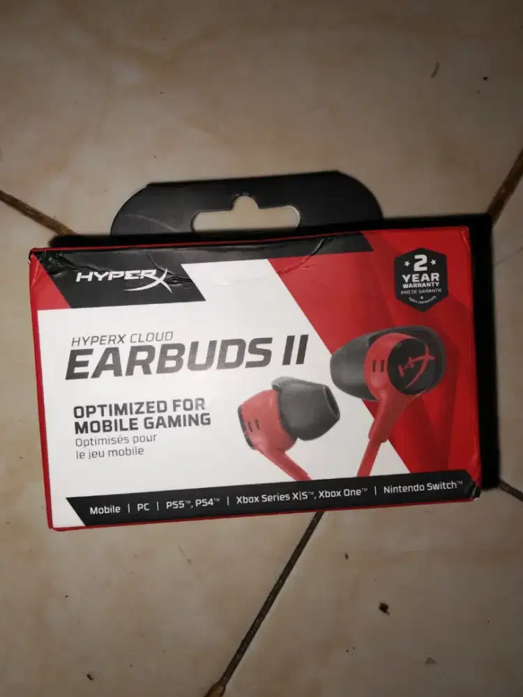 jual headset hyperx cloud earburd II